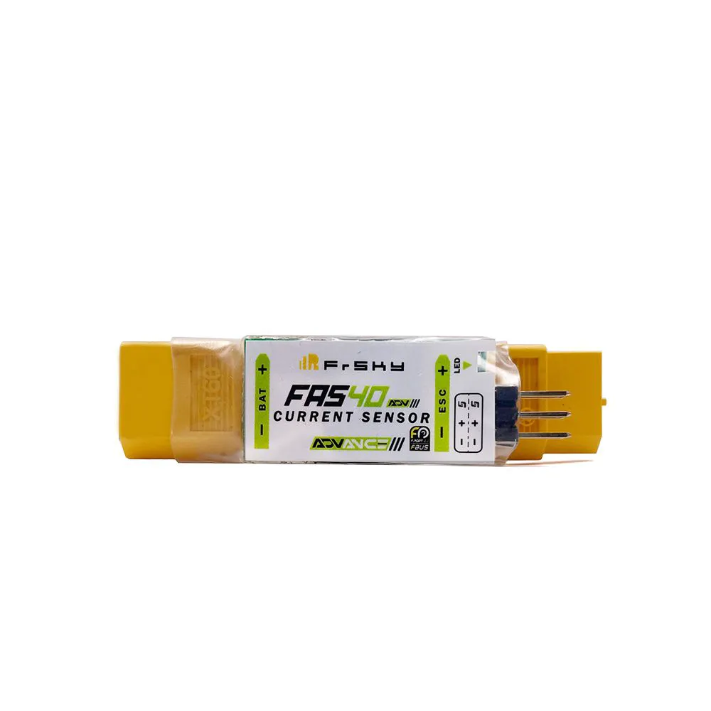 FrSky FAS40 ADV-stroomsensor - 40A Geschikt voor Zelflerend Port en FBUS met IP67-bescherming