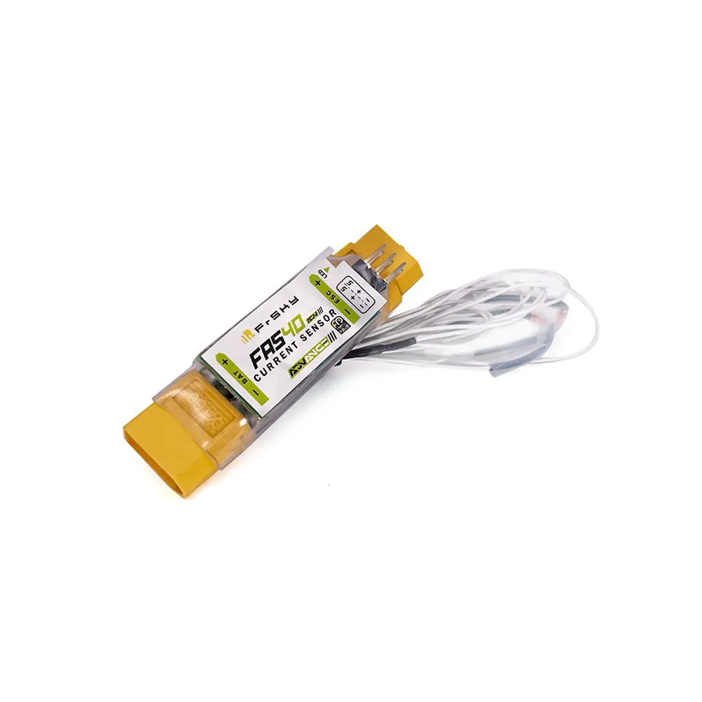 FrSky FAS40 ADV-stroomsensor - 40A Geschikt voor Zelflerend Port en FBUS met IP67-bescherming