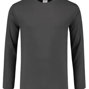 Tricorp 101015 T-shirt lange mouw donkergrijs maat L