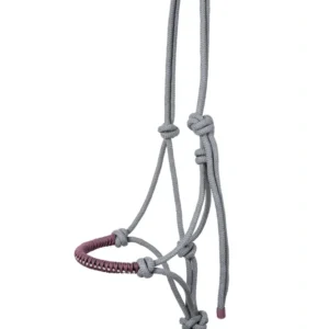 Kruishandgreep Knotted Rope Halter Grey C-F