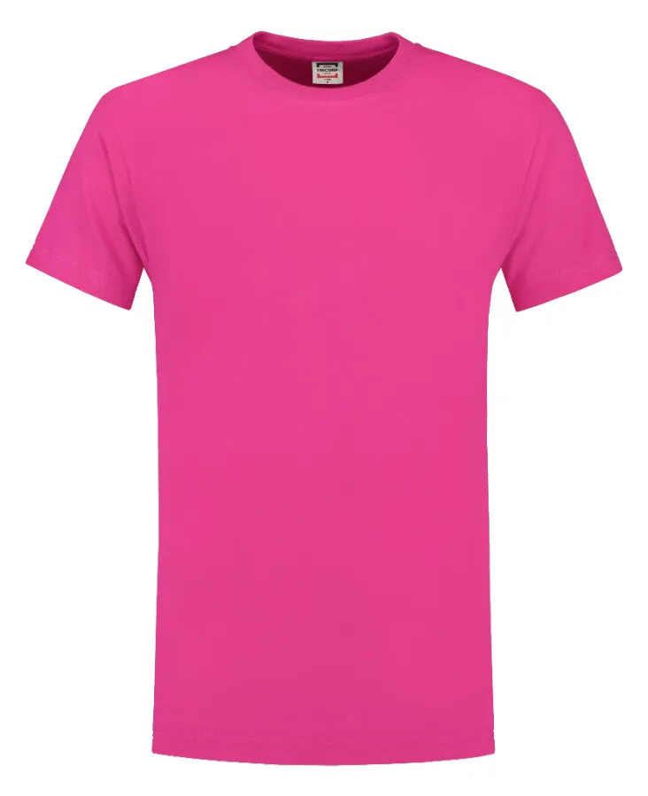 OEM Kwaliteit Tricorp T-shirt - Casual - 101001 - fuchsia - maat S