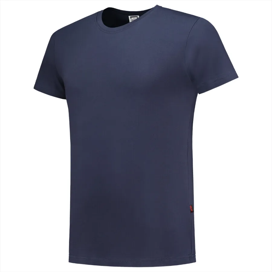 Tricorp T-shirt fitted - Casual - 101004 - ink - maat S met Rubberen Greep