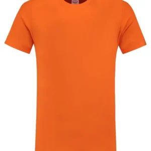 Tricorp T-shirt fitted - Casual - 101004 - oranje - maat XS met Tandkrans
