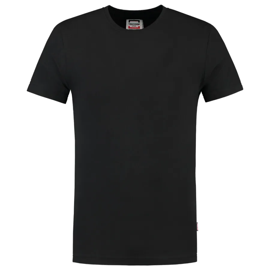 Tricorp T-shirt fitted - Casual - 101004 - zwart - maat S (ISO 9001)