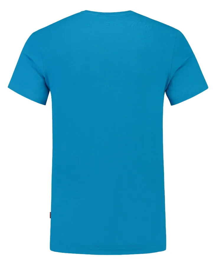 Tricorp T-shirt V-hals fitted - Casual - 101005 - lichtcyaan - maat L