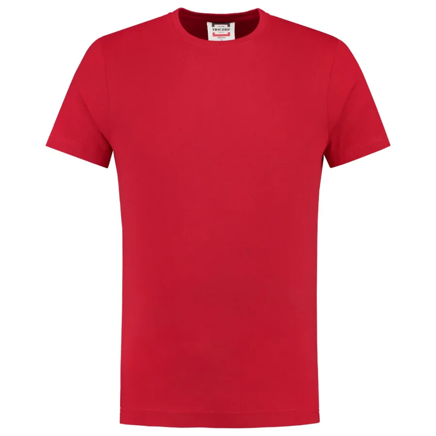 Verstelbare Tricorp T-shirt fitted - Casual - 101004 - rood - maat L