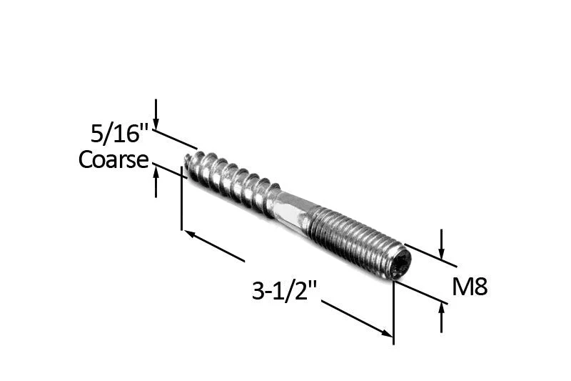 Q-Railing Roestvrij Hanger Bolt