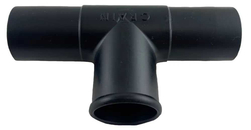 Crain No. 1280- T-Adapter Poedercoating Zwart