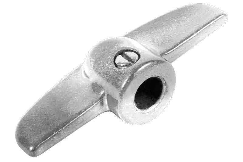 Window Crank T-Handle Small Spline - Kwikzilver RVS 304