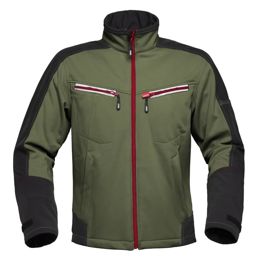 HAVEP softshell - Attitude - 40145 - Bosbouwgroen/Antraciet - maat M