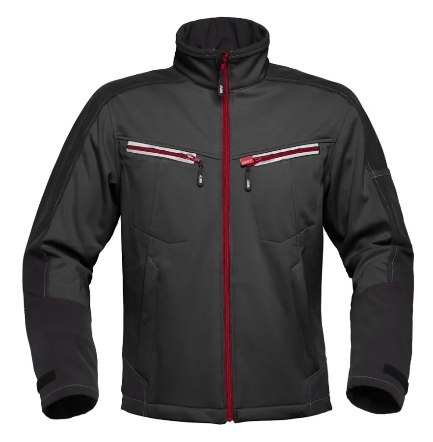 HAVEP softshell - Attitude - 40145 - Zwart/Antraciet - maat 3XL