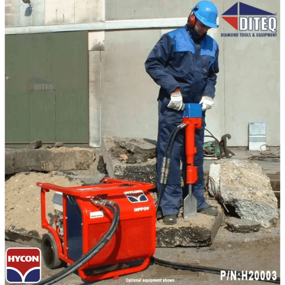 Hycon HH20RV Handheld Breaker-40LB x 1-1/4" HEX UNDERWATER H20003W Diteq