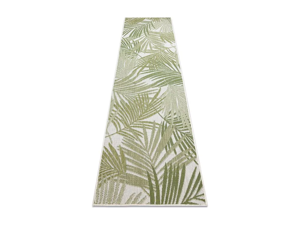 Tapijt, Loper SISAL SION Palmbladeren, tropisch 2837 Plat geweven ecru 80x300 cm