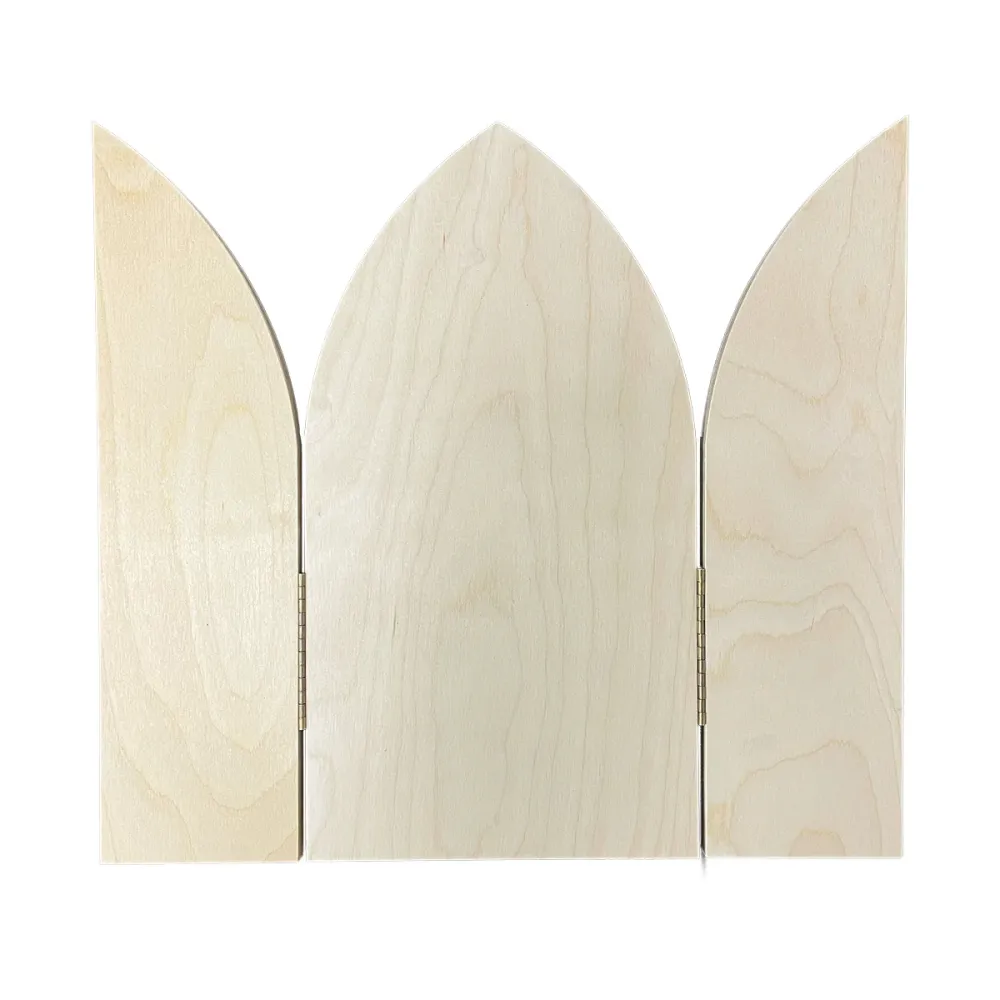 Trekell Gothic Arch Altar Panel - hout Painting Canvas