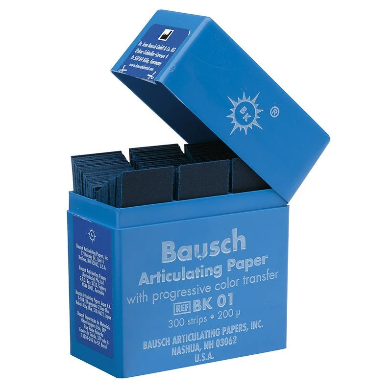BK 01 Articulating Paper Blauw 200 µ - Bausch