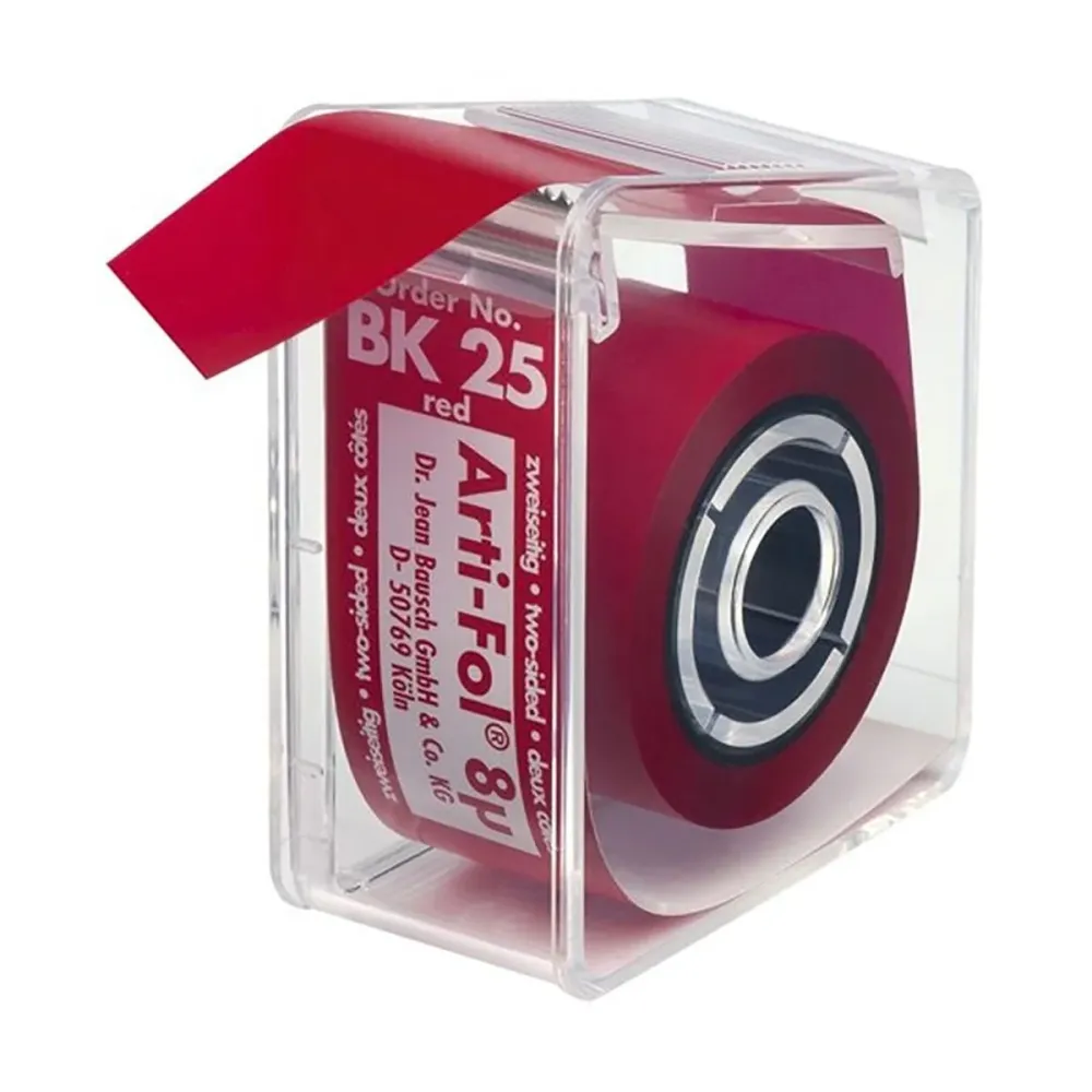 BK25 ARTICE TAP to articulate metallic 8µ rood 2 faces 20m roller