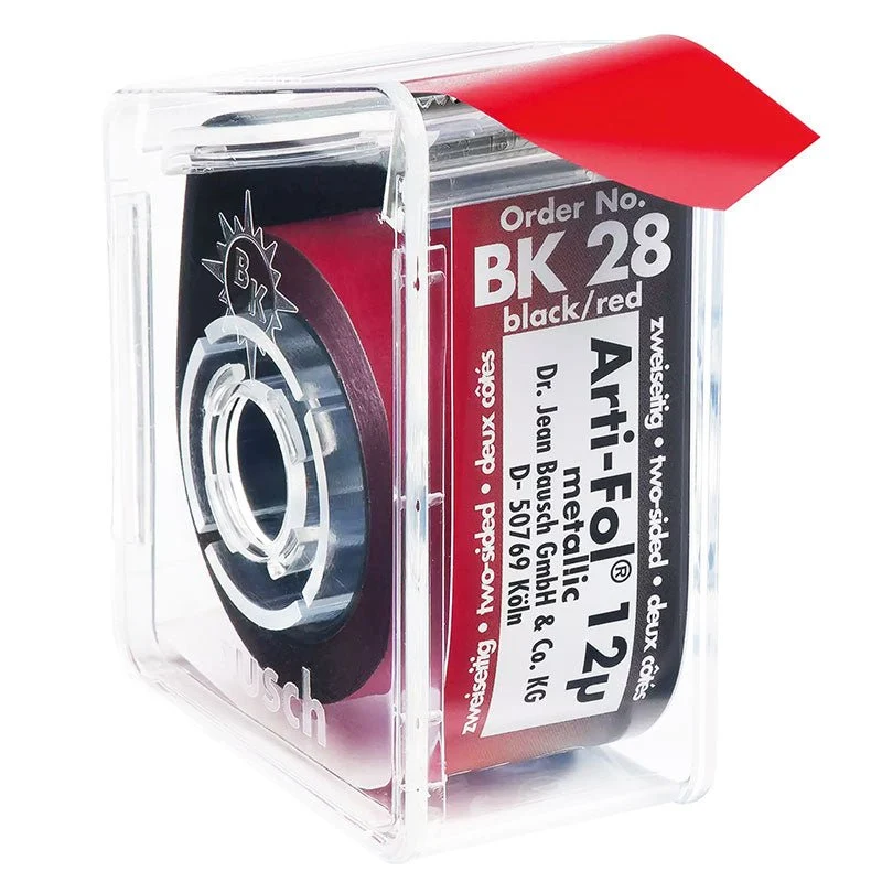 BK28 Black/Red Metaal Artic Artic Bausch - Shimstock Leaf 20 m
