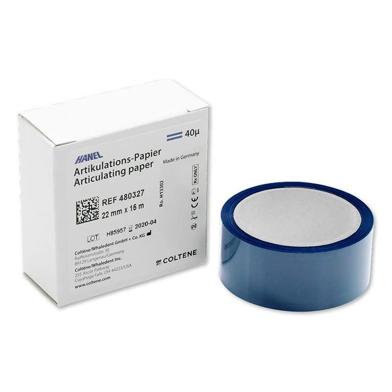 Hanel Paper to articulate Blauw 2 Faces 40 Microns - Roll 15 m 22 mm.