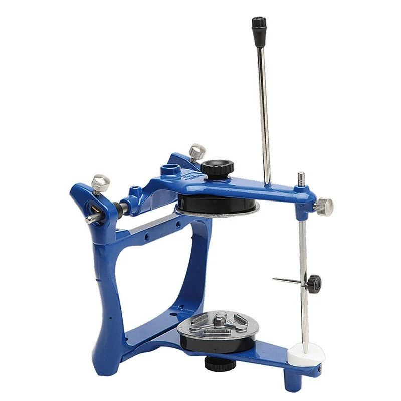 High Tech Blauw ASA 5030 articulator - Bonwill aluminum manufacturing voor Voorste Tanden