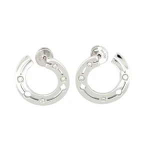 DINH VAN creoles pulse earrings 828512 18k verguld s