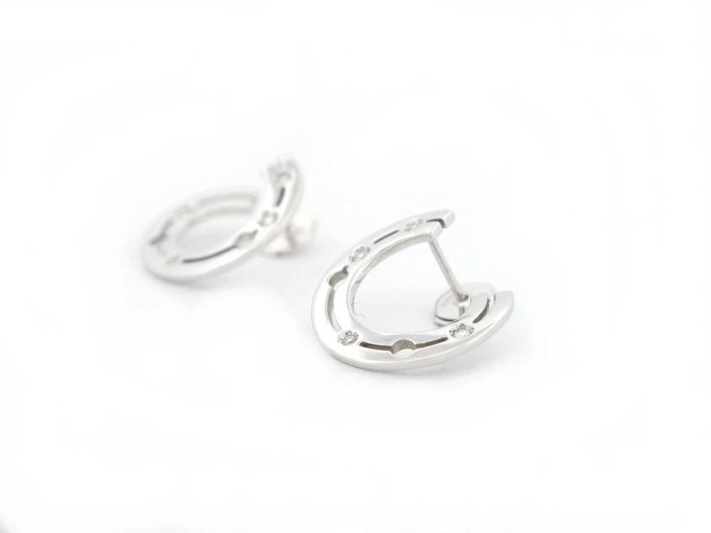 DINH VAN creoles pulse earrings 828512 18k verguld s