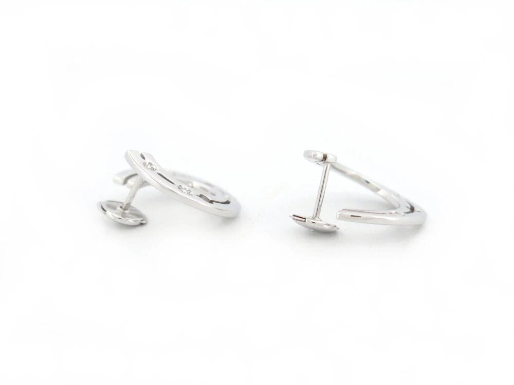 DINH VAN creoles pulse earrings 828512 18k verguld s
