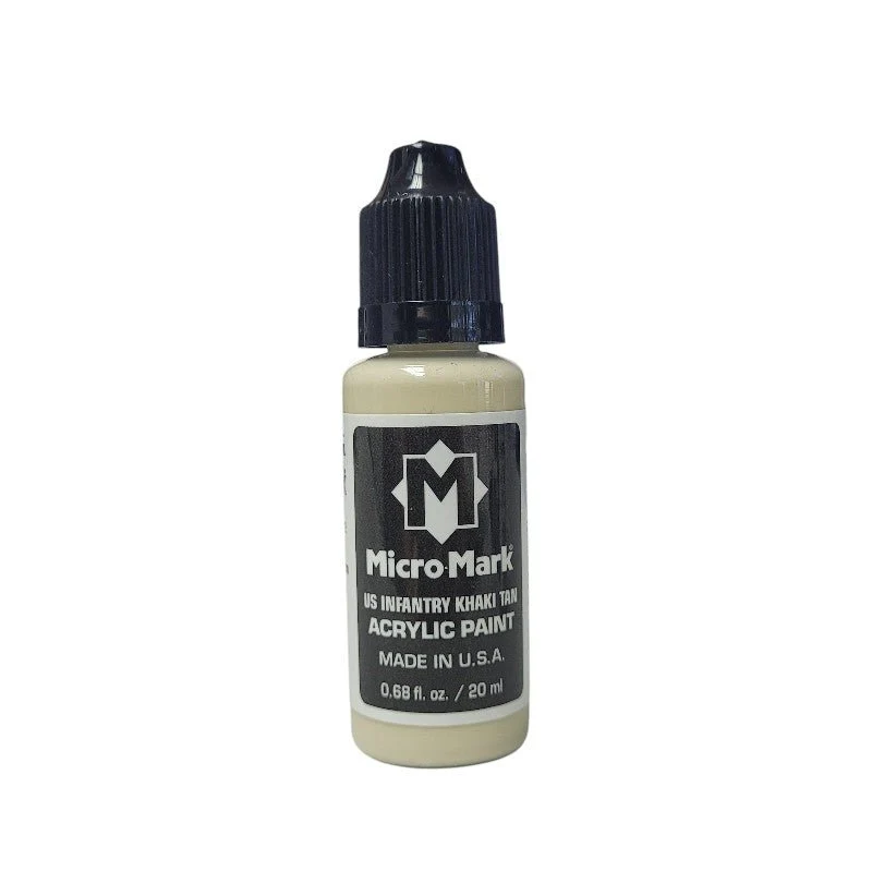 Micro-Mark US Infantry Khaki Tan Paint, 20ml