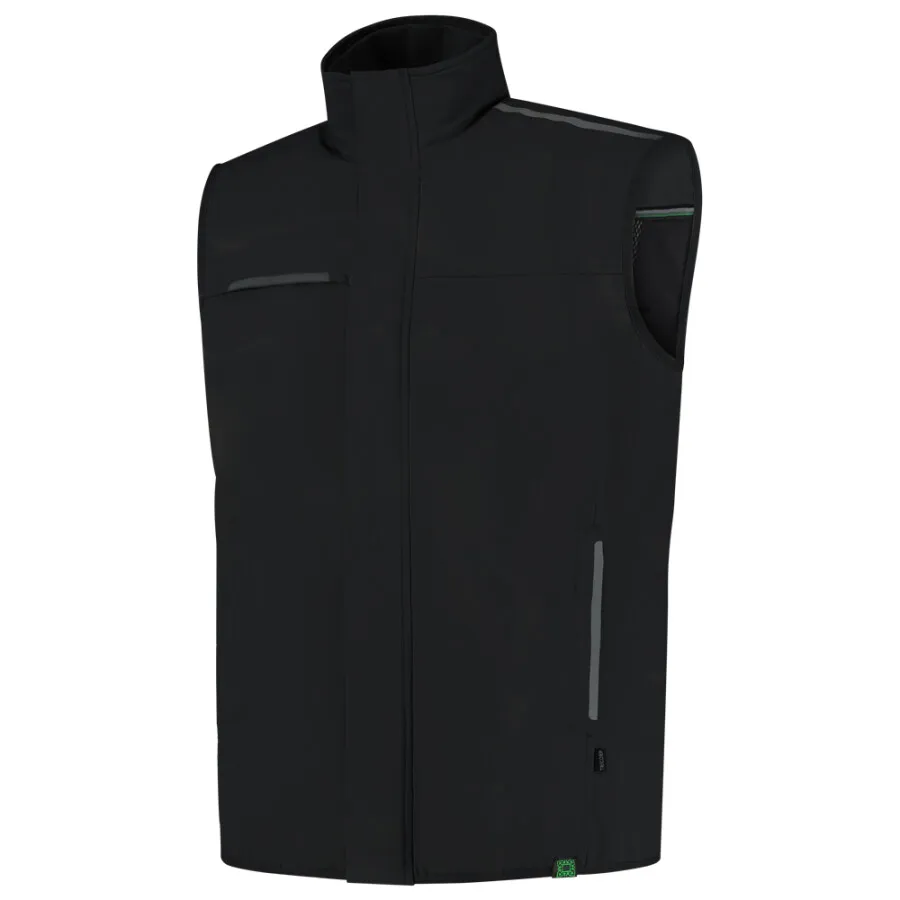Dauwpuntmeter Tricorp 402709 Tech Shell Bodywarmer RE2050 zwart maat XL