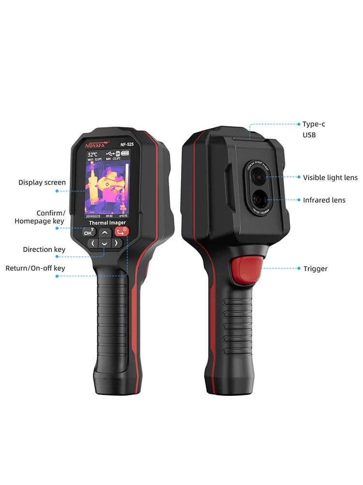 NOYAFA NF-525 Handheld Temperatuur Imager Home, Industrial, Electrical Inspection