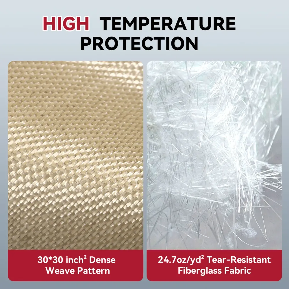 Arccaptain Heavy Duty Composietglas Welding Fireproof Blanket 10x10ft