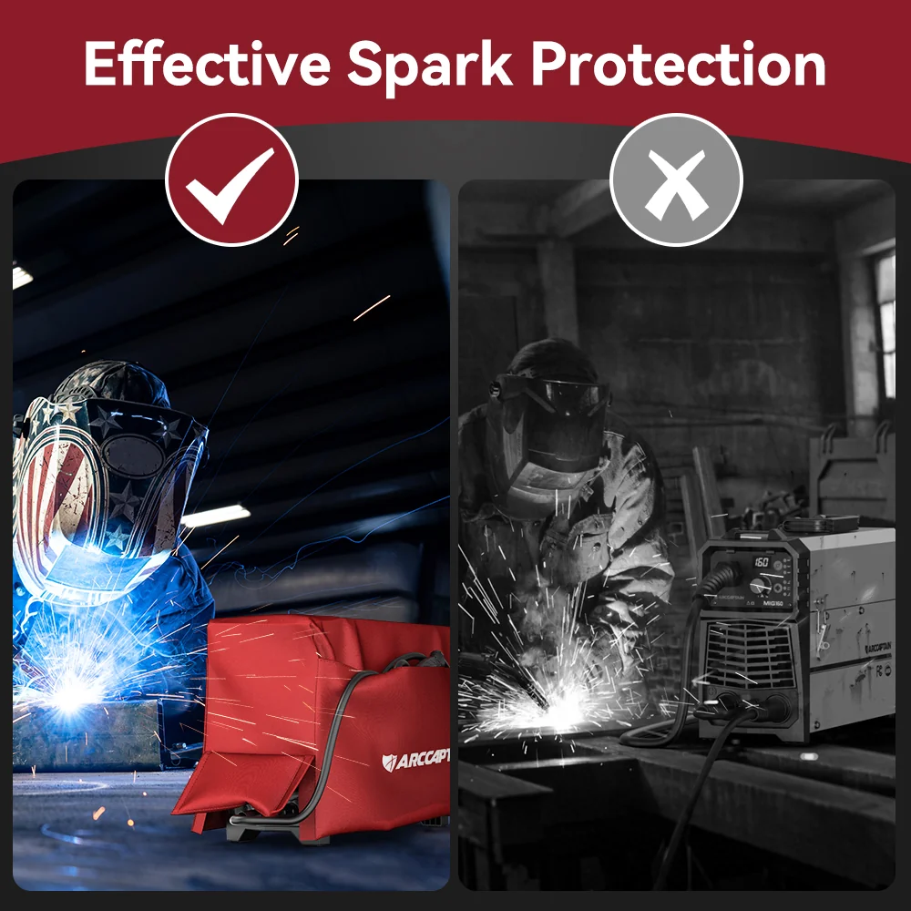 Gecertificeerd Arccaptain Fireproof Welding Machine Cover