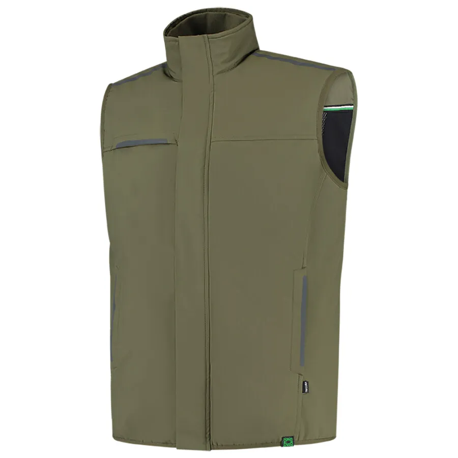 Tricorp 402709 Tech Shell Bodywarmer RE2050 Legergroen maat M met Thermische Bescherming