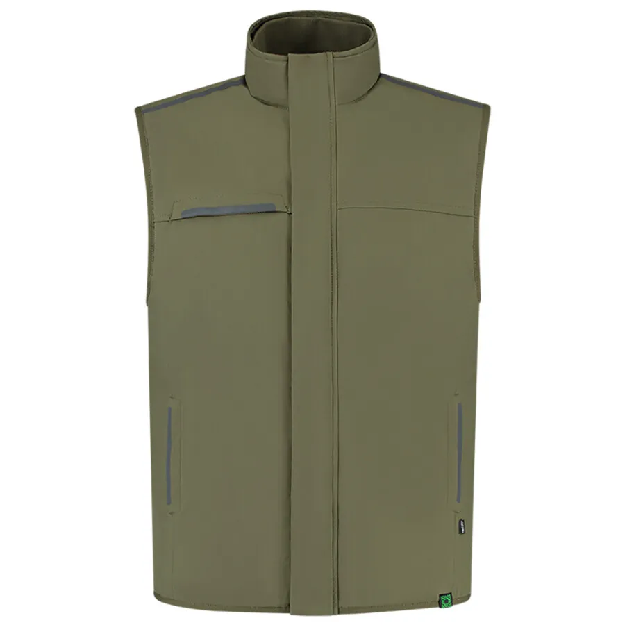Tricorp 402709 Tech Shell Bodywarmer RE2050 Legergroen maat M met Thermische Bescherming