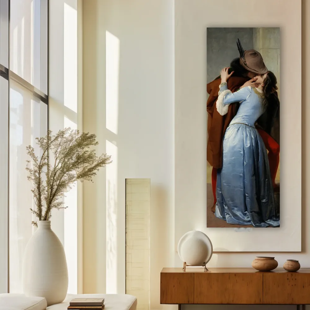Hydraulic towel warmer 120x51 cm center distance 50 mm Model ' Kiss Hayez' Termocrea