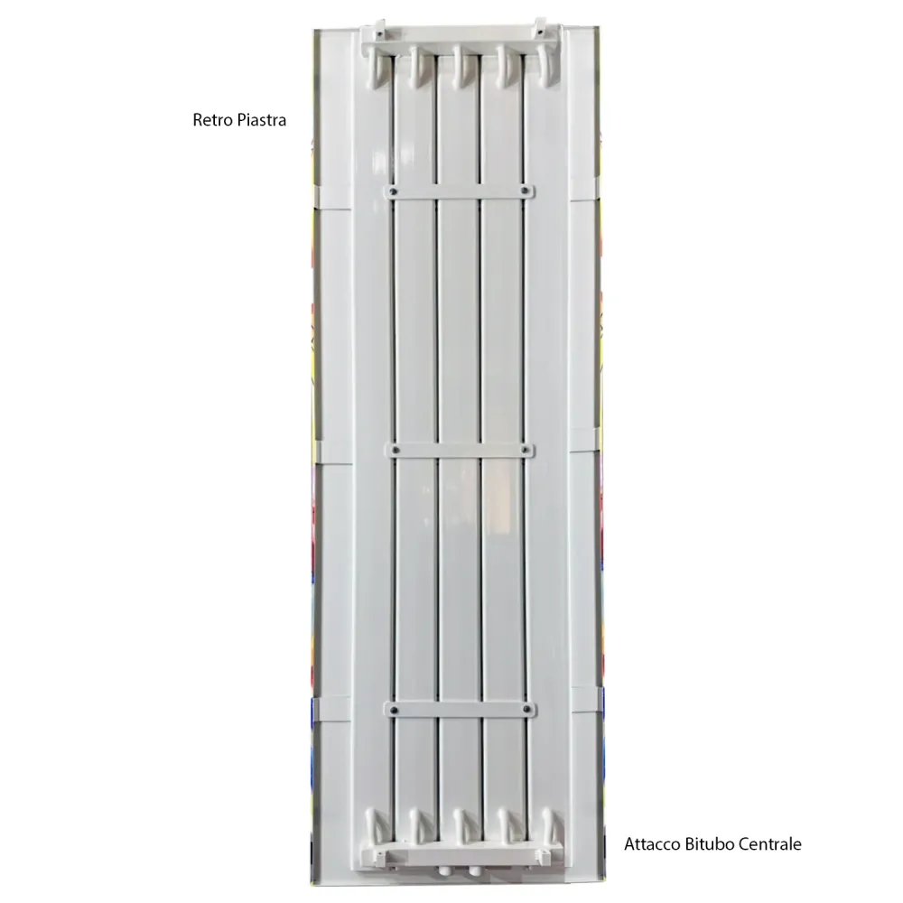 Hydraulic towel warmer 120x58.5 cm center distance 50 mm Model 'Fury' Termocrea