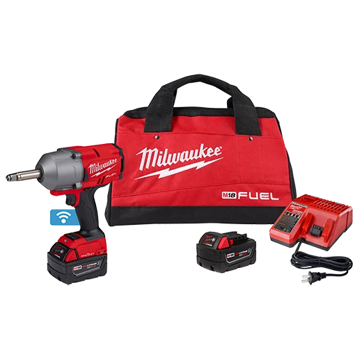 MILWAUKEE M18 FUEL™ 1/2” Ext. Anvil Controlled Torque Impact Wrench w/ ONE-KEY™ Kit