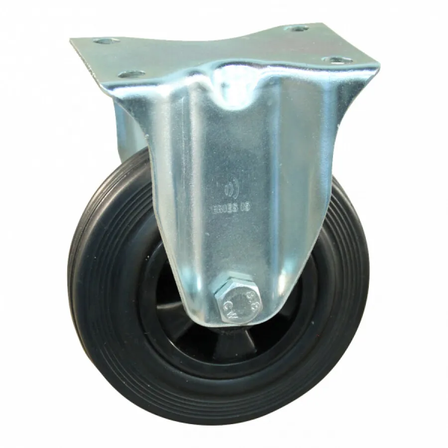 Vloervriendelijke Novio bokwiel 100 mm gummi