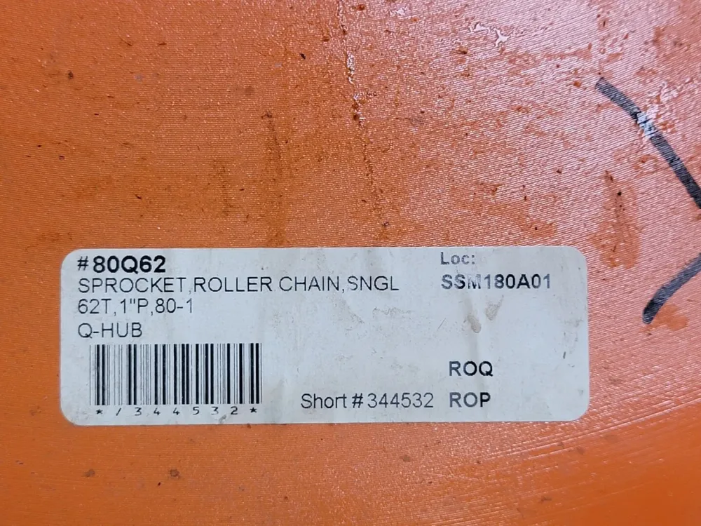 Zwenksluiting Roller Chain Sprocket No. 80Q62