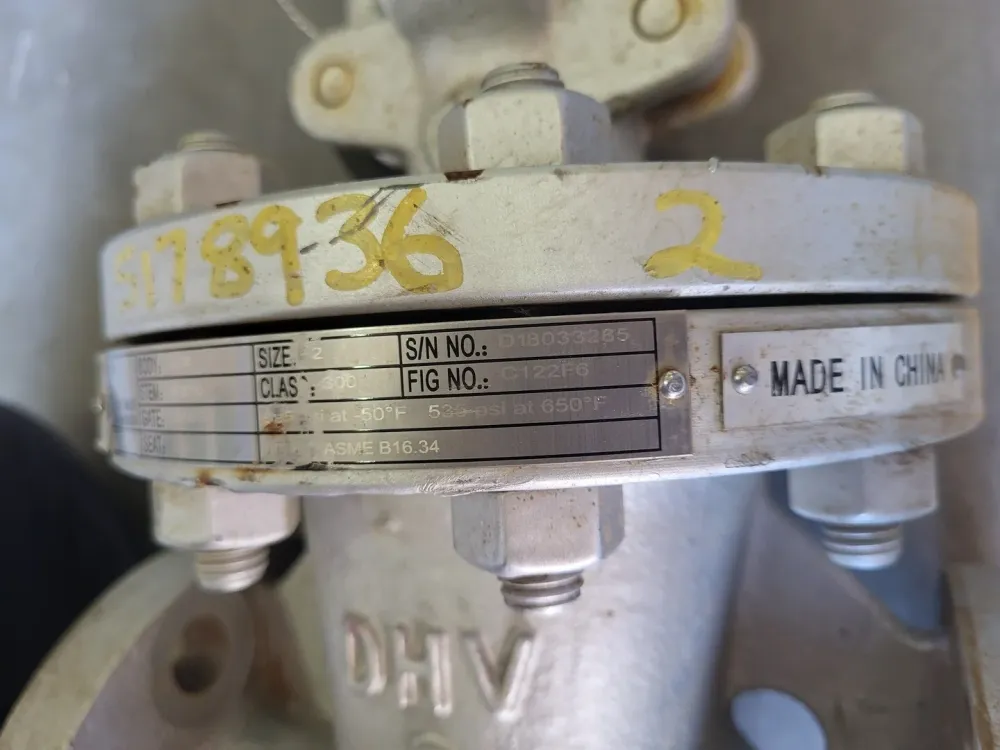2" Class 300 Gate Valve B16.34