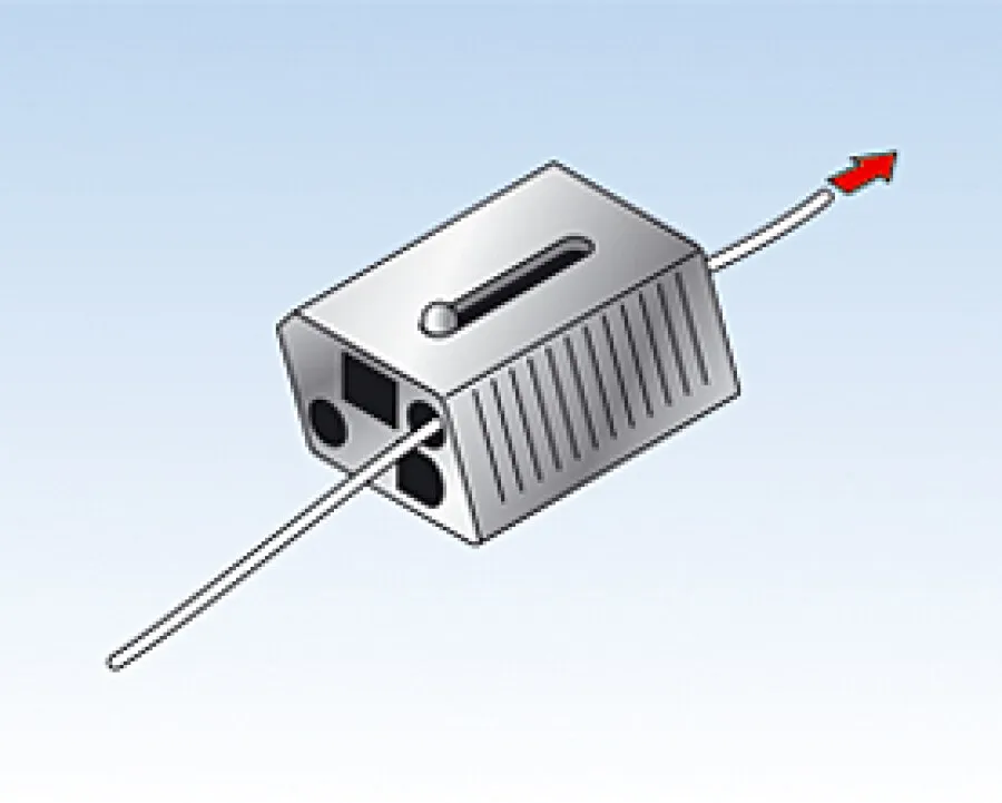 HSS-gegoten fischer 44559 WIC 2 KABELSLOT