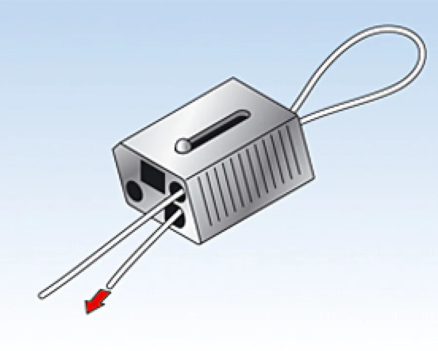 HSS-gegoten fischer 44559 WIC 2 KABELSLOT