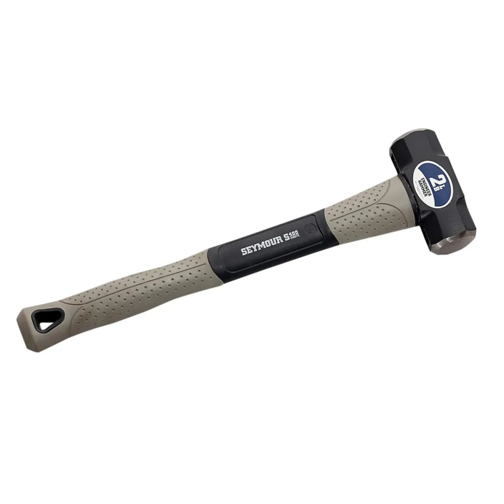 Seymour 41808 2 lb Engineer Hammer Cushion Grip and 16" Sterk glasmateriaal Handle