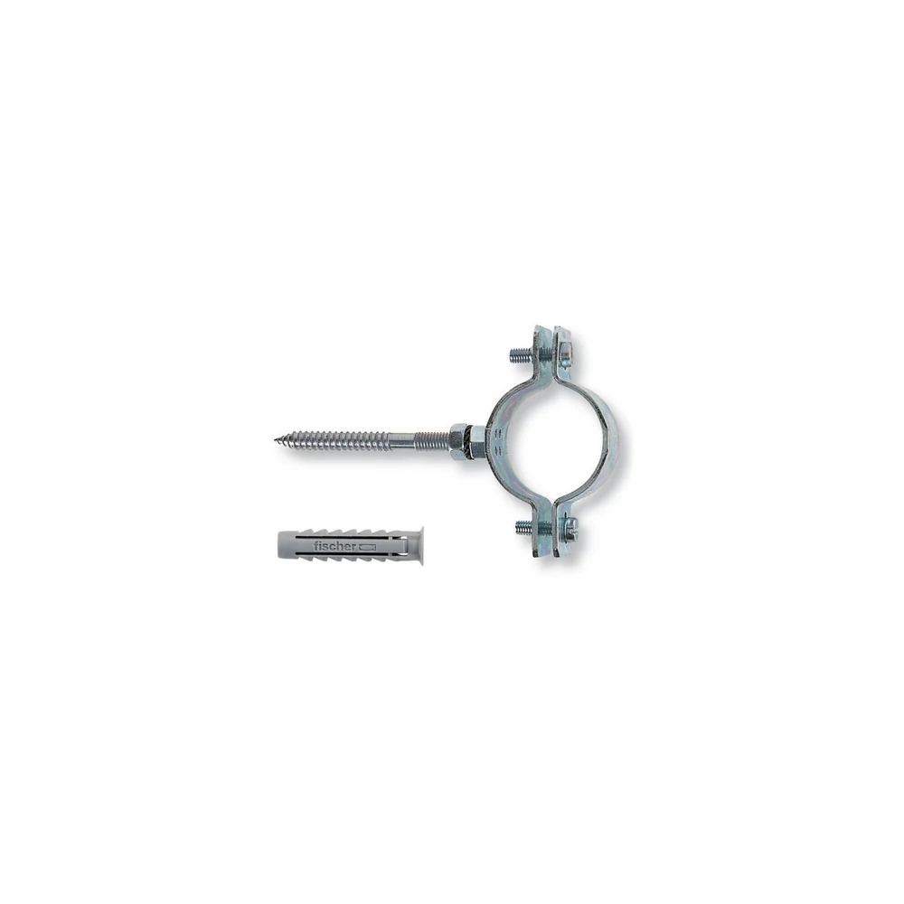 Steel collar screw and plugs 2'' CPS pipe Fischer