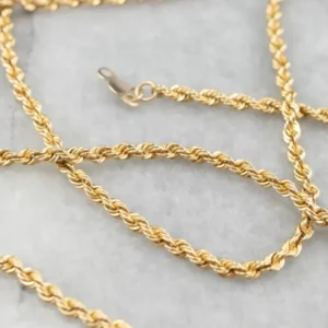 14K Gold Twisted Rope Chain
