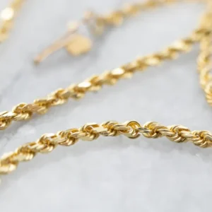 18-Karat Gold Rope Twist Chain