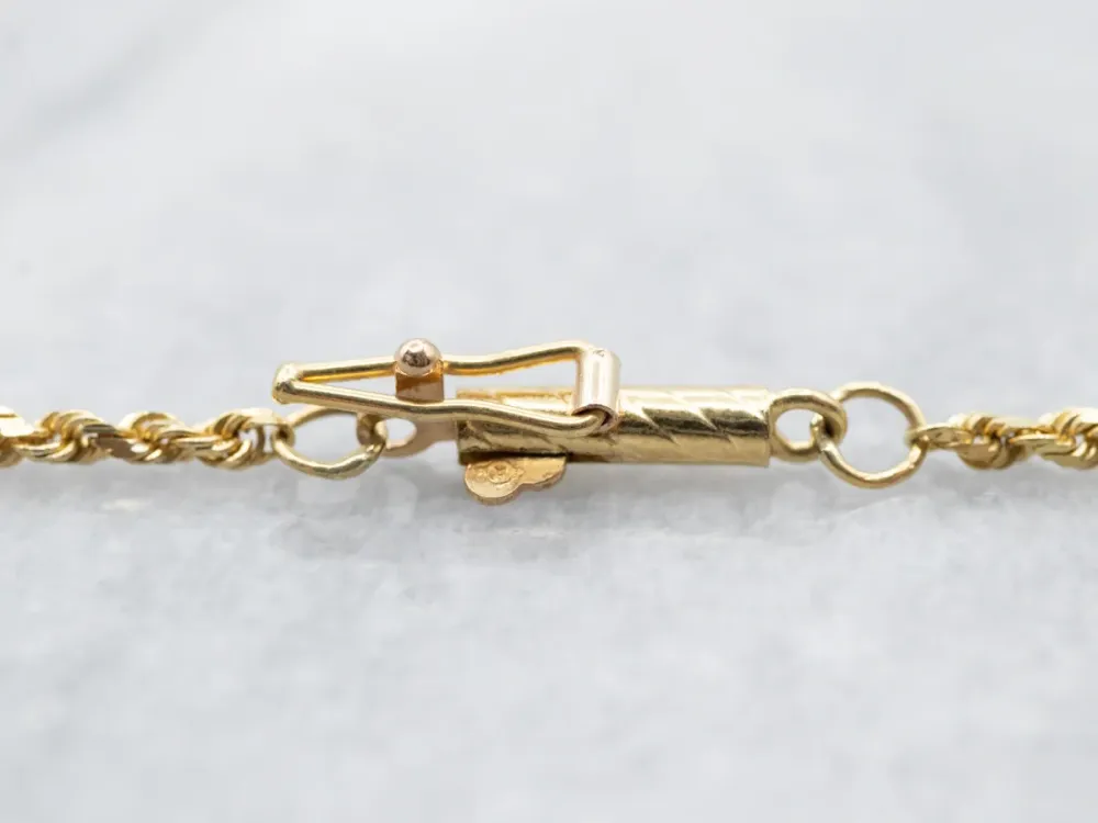 18-Karat Gold Rope Twist Chain