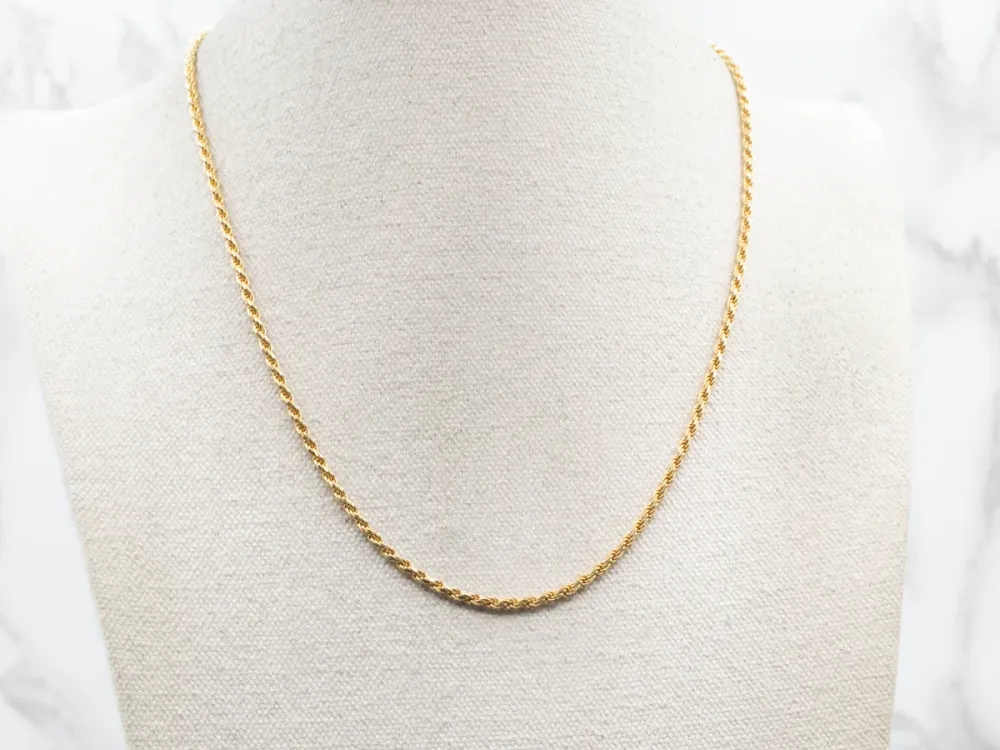 Heavy Rope Twist Chain Lobster Clasp - 10mm Diameter