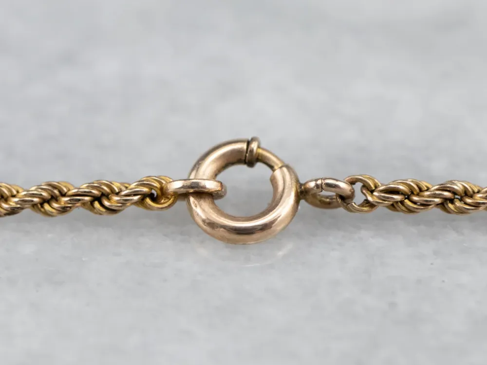 Roestvrij Staal Antique Rope Twist Chain