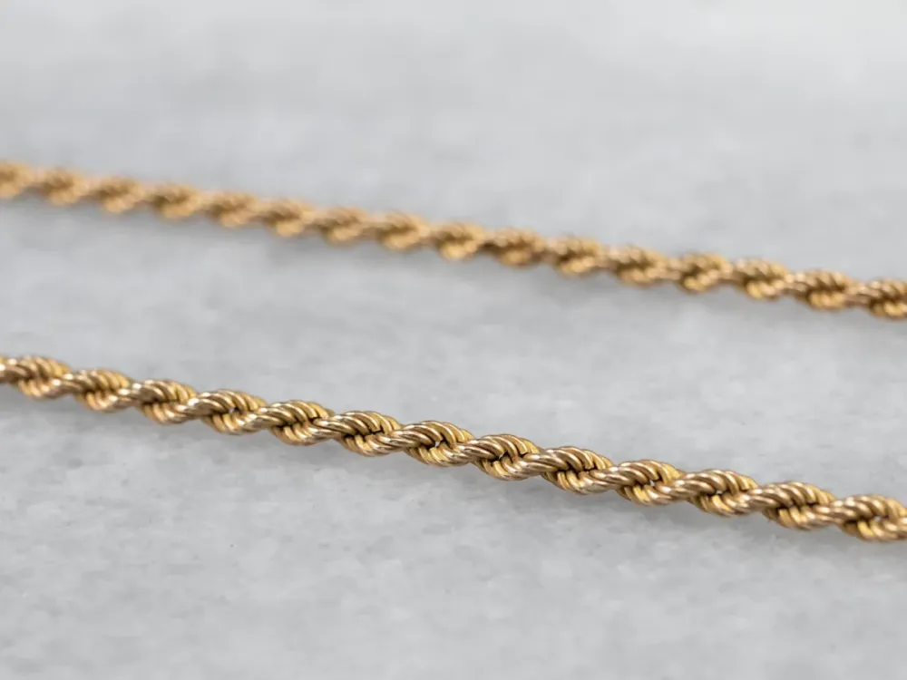 Roestvrij Staal Antique Rope Twist Chain