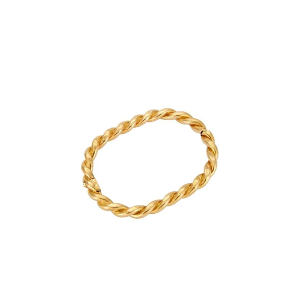Twisted bracelet Yellow verguld voor Hijs- en Hefwerk
